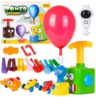 Balloon Cars játékautó-indító felfújható léggömbökkel