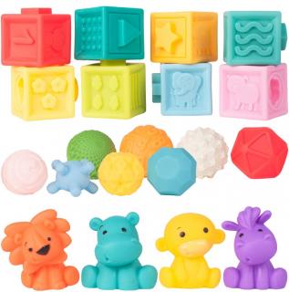 Bath Toys érzékszervi játékok a legkisebbek számára 20 db