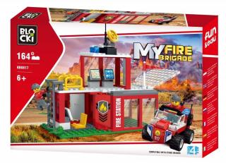 Blocki MyFire építőkészlet tűzoltó állomás 164 rész