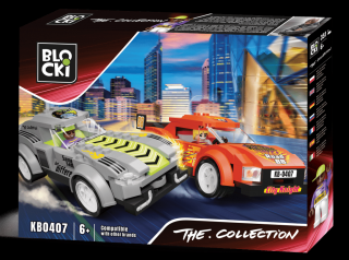 Blocki TheCollection építőkészlet  City Racing éjszakai városi futam 357 részes