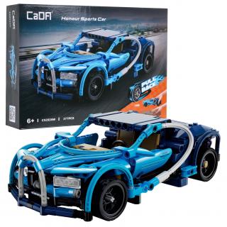 CaDA Legend sportkocsi építő készlet 377 db - kék
