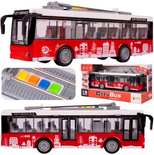 City Bus gyerek busz fényekkel és hangokkal 1:16