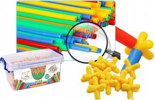 Doris Straws Blocks Kreatív építőjáték szívószálakból 700 darabos
