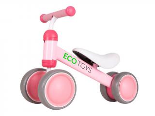 Ecotoys Pink Bike gyermek mini futóbicikli