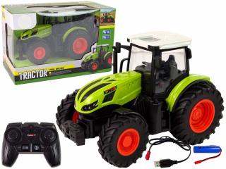 Farm Machine II távirányítós traktor 1:24 - zöld
