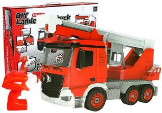 Fire Truck összeszerelhető távirányítós tűzoltó autó