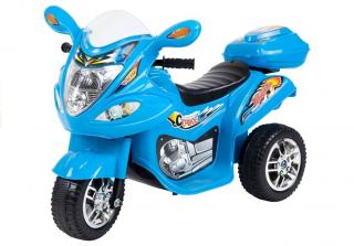 Gyermek elektromos háromkerekű motor Racing Blue