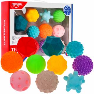 Haunger szenzoros labdák a kicsiknek Textured Balls 10 darab
