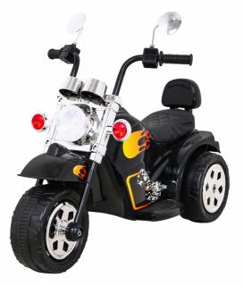 Hot Chopper gyermek elektromos tricikli, fekete