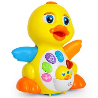 Huile Toys interaktív kiskacsa a legkisebbeknek Dancing Duck