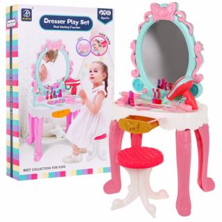 Majlo Toys Play Dresser II gyermek fésülködő asztal kiegészítőkkel