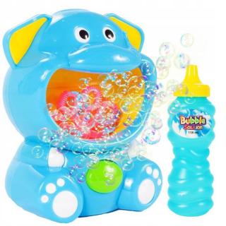 Majlo Toys Víziló buborékfújó gyermekjáték fürdőkádba - kék