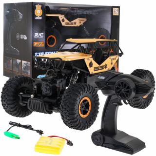 Monster Truck távirányítós terepjáró 1:18 sárga