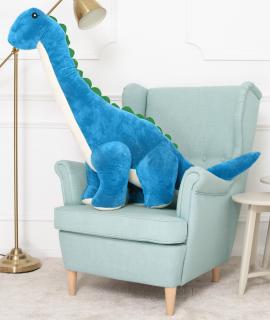 Plüss dinoszaurusz Tobi 150 cm kék