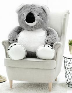 Plüss maci Koala 100 cm szürke