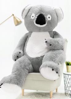 Plüss maci Koala 190 cm szürke