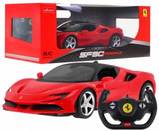 Rastar Ferrari SF90 Stradale távirányítós autó 1:14 piros