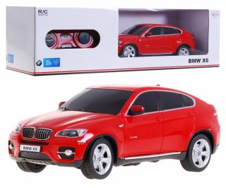 Rastar távirányítós autó BMW X6  1:24 piros