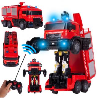 Robot transformer - Fire Truck távirányítós tűzoltóautó 2 az 1-ben