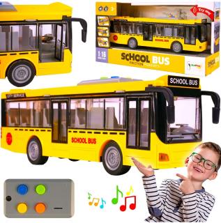 School Bus gyerek busz fényekkel és hangokkal 1:16