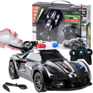 Spray Car távirányítós játék rendőrautó füst hatással