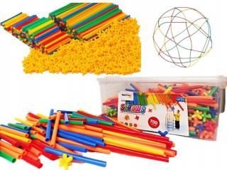 Straws Blocks kreatív szívószálas építőkészlet 700 darabos