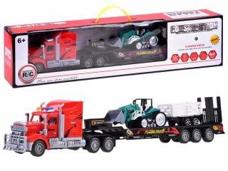 Távirányítós kamion traktorral R500 Truck - piros