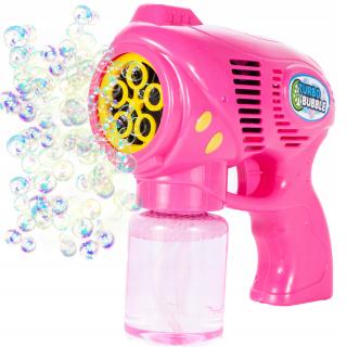 Turbo Bubble elemes buborékfújó pisztoly - rózsaszín