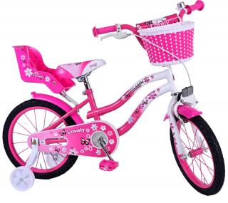 Volare Lovely gyermekkerékpár rózsaszín-fehér 16