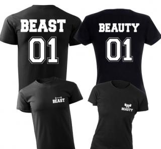 Beast &amp; Beauty póló (fekete)