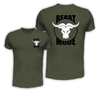 Beast mode Bull - army póló