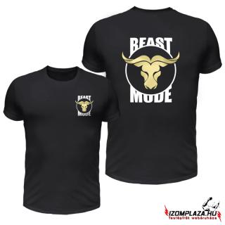 Beast mode Bull - fekete póló (A mérettáblázatot lejjebb, a)