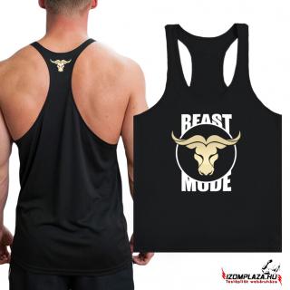 Beast mode bull - Stringer fekete trikó (A mérettáblázatot)