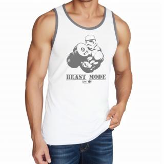 Beast mode on fehér-szürke trikó (Csak S-es méretben rendelhető) ()