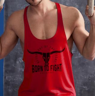 Born to fight - Stringer piros trikó (L, XL méretben nem rendelhető) ()
