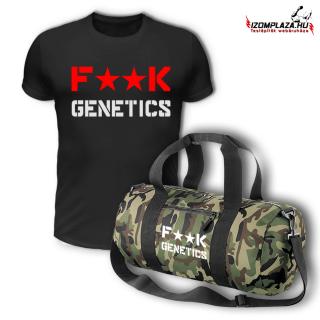 F**k genetics póló+ edzőtáska szett (A mérettáblázatot)