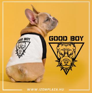 Good boy - 3/4 ujjú kutyapóló  (A mérettáblázatot lejjebb, a)