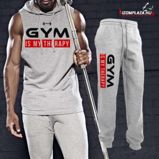 Gym is my therapy ujjatlan+melegítő nadrág (a nadrág S, M, XL méretben rendelhető) ()