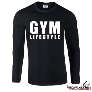 Gym lifestyle - hosszú ujjú felső (fekete) (A mérettáblázatot)