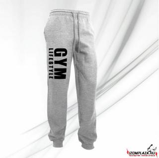 Gym lifestyle melegítő nadrág - szürke (S, M méretben rendelhető) ()