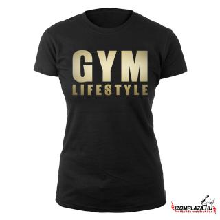 Gym Lifestyle - Női fekete póló  (A mérettáblázatot lejjebb, a)