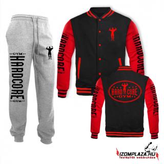 Hardcore Gym varsity fekete-szürke szett (a nadrág S, M méretben rendelhető) ()