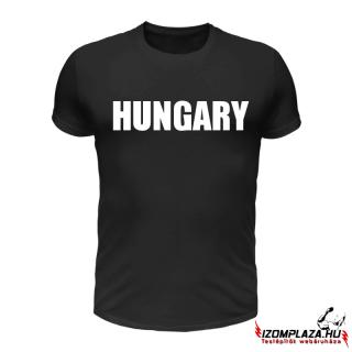 Hungary póló (fekete) (A mérettáblázatot lejjebb, a leírásban)