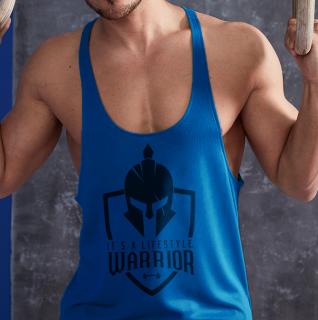 It's a lifestyle. WARRIOR - kék stringer trikó (S-es méretben rendelhető) ()