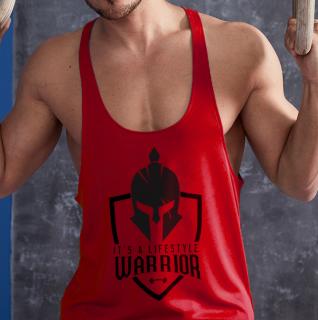 It's a lifestyle. WARRIOR - piros stringer trikó (L, XL méretben nem rendelhető) ()