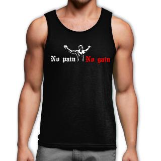 No pain, no gain trikó - fekete (XXL-es méretben nem rendelhető) ()