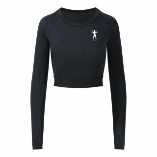 Női funkcionális crop top (A mérettáblázatot lejjebb, a)