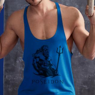 Poseidon - kék stringer trikó (S, XL méretben rendelhető) (A)