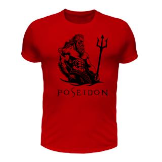 Poseidon (piros póló) (A mérettáblázatot lejjebb, a leírásban)