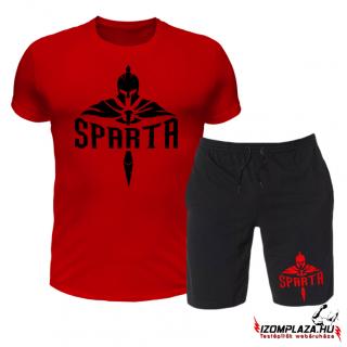 Sparta piros póló + rövidnadrág szett (A mérettáblázatot)